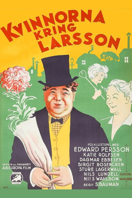 Movie poster for The Women Around Larsson (1934)