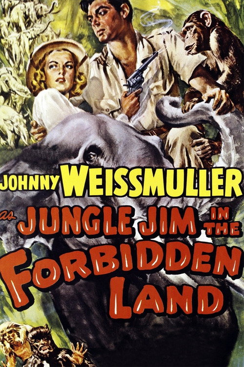 Movie poster for Jungle Jim in the Forbidden Land (1952)