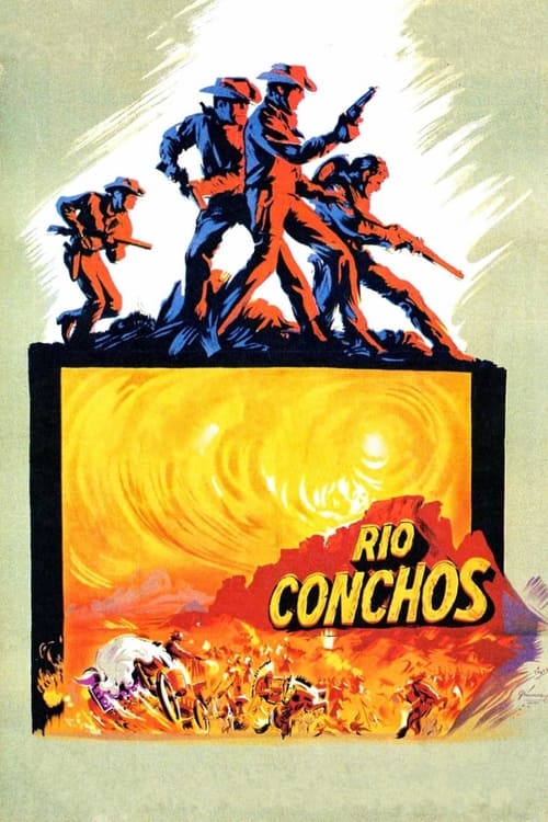 Movie poster for Rio Conchos (1964)