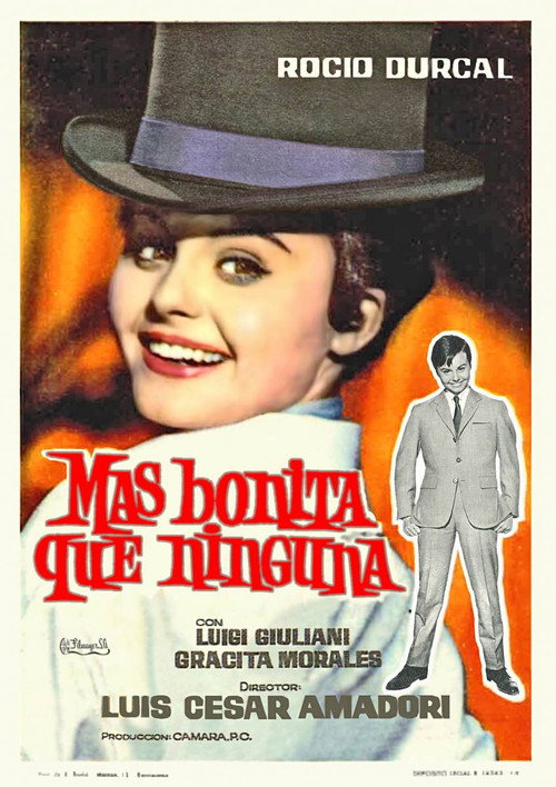 Movie poster for Más bonita que ninguna (1965)
