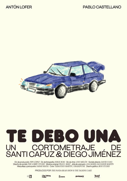 Movie poster for Te debo una