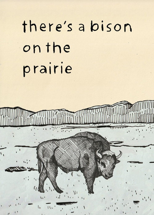 Movie poster for There's a Bison on The Prairie (2022)