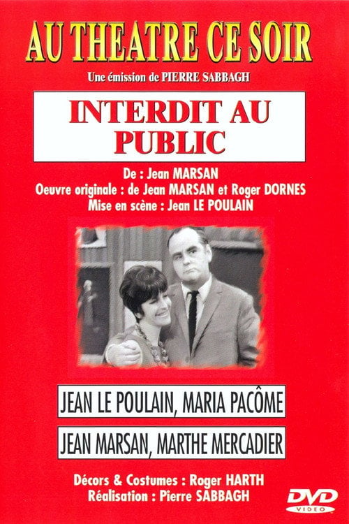 Movie poster for Interdit au public (1966)