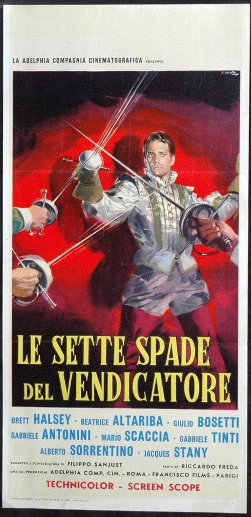 Movie poster for The Seventh Sword (1962)