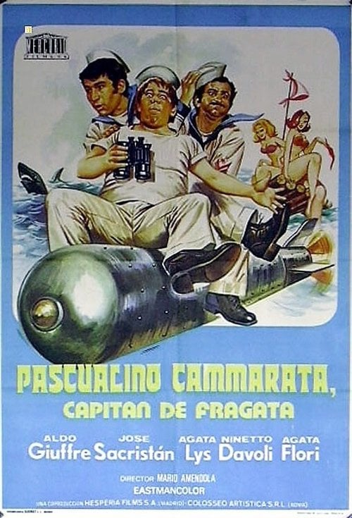 Movie poster for Pasqualino Cammarata... capitano di fregata (1974)