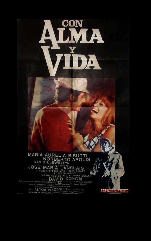 Movie poster for Con alma y vida (1970)