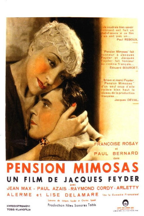 Movie poster for Pension Mimosas (1935)
