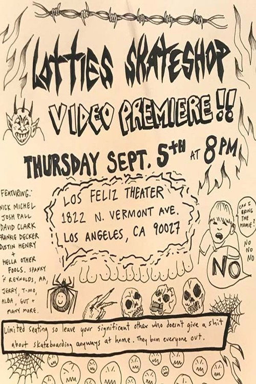 Movie poster for Lotties Skateshop Must Be Stopped (2019)