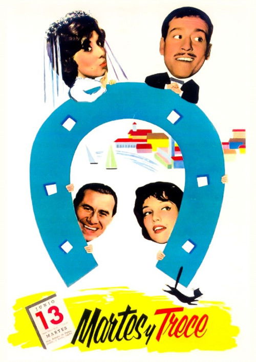 Movie poster for Martes y trece (1962)