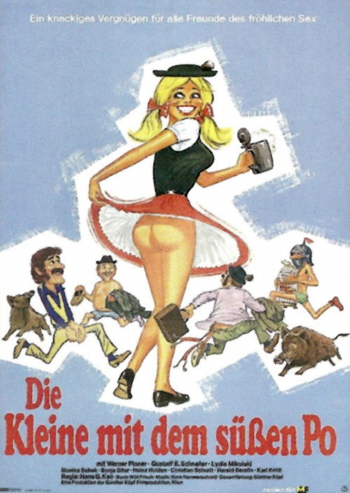 Movie poster for Die Kleine mit dem süßen Po (1975)