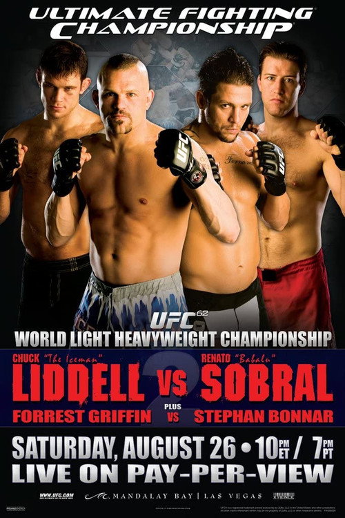 Movie poster for UFC 62: Liddell vs. Sobral (2006)