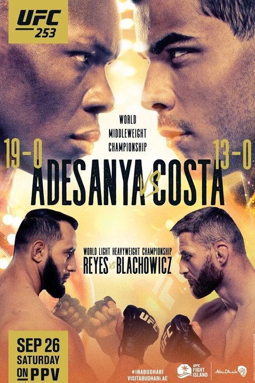 Movie poster for UFC 253: Adesanya vs. Costa (2020)