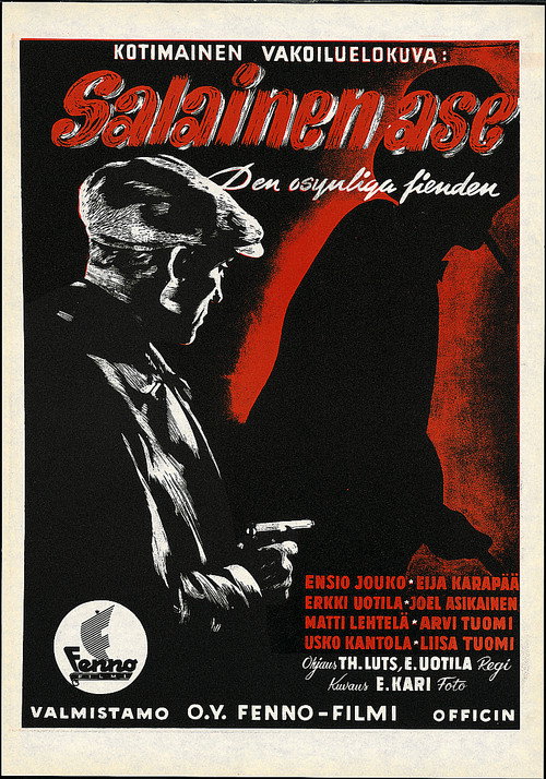 Movie poster for Salainen ase (1943)