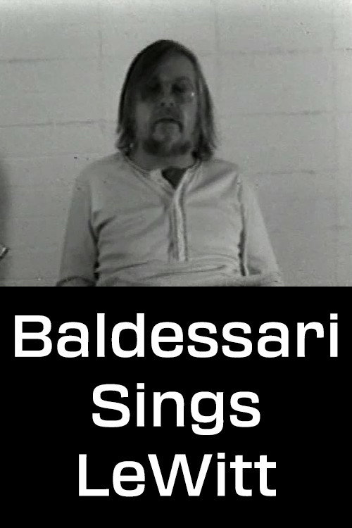 Movie poster for Baldessari Sings LeWitt (1972)