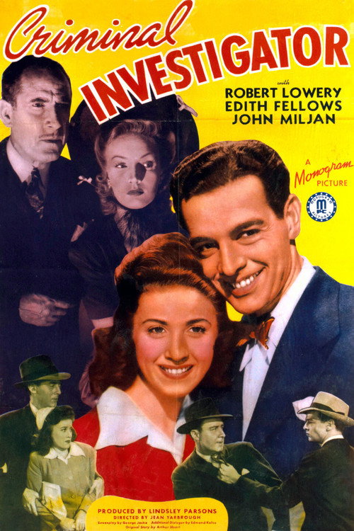 Movie poster for Criminal Investigator (1942)