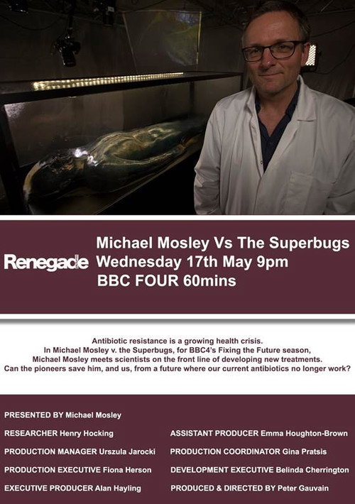 Movie poster for Michael Mosley vs The Superbugs (2017)