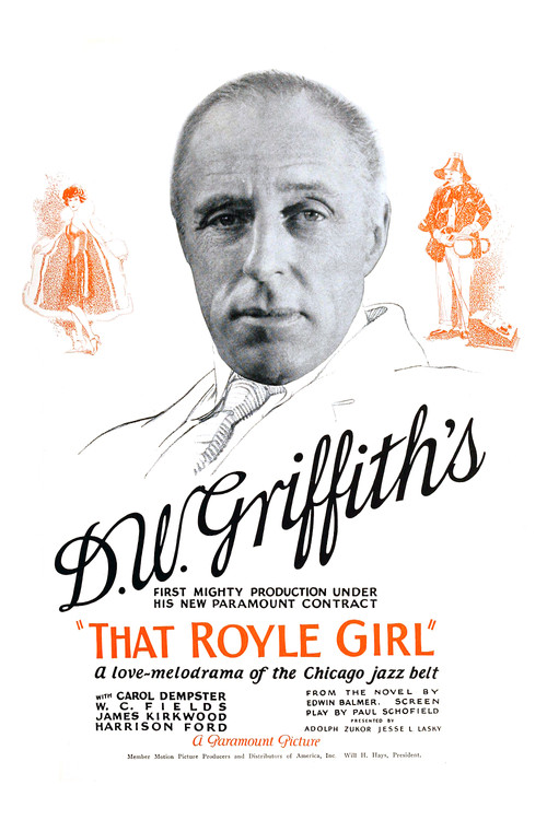 Movie poster for That Royle Girl (1925)
