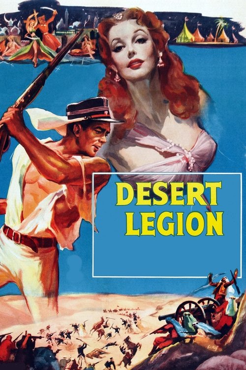 Movie poster for Desert Legion (1953)