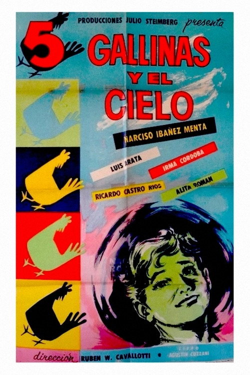 Movie poster for Cinco gallinas y el cielo (1957)