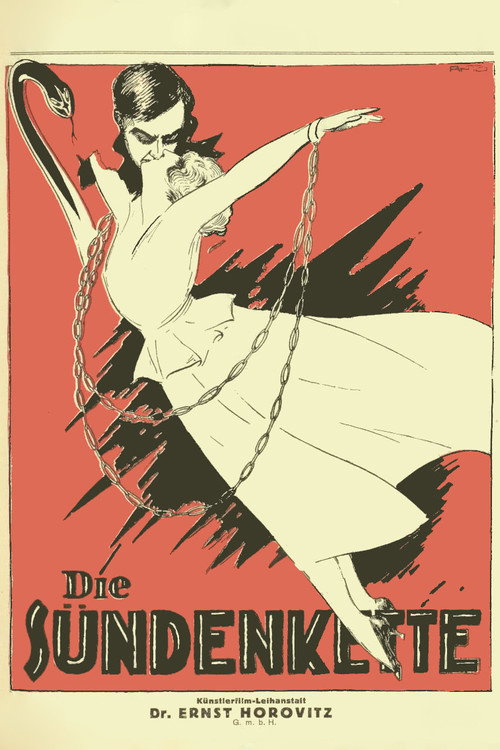 Movie poster for Die Sündenkette (1917)