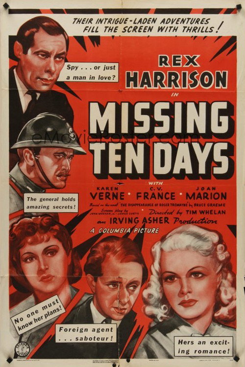 Movie poster for Ten Days in Paris (1940)