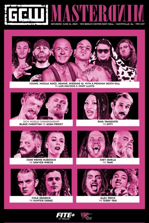 Movie poster for GCW Mastermind (2023)