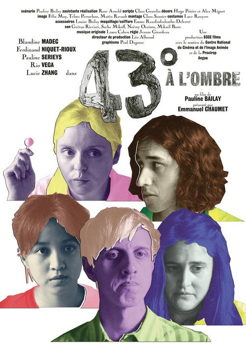 Movie poster for 43° à l’ombre (2024)