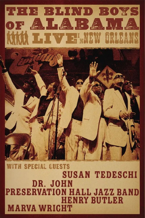 Movie poster for The Blind Boys of Alabama - Live in New Orleans (2009)