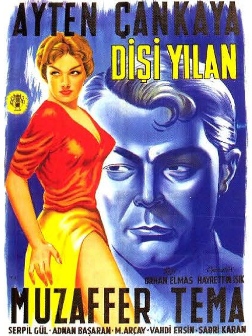 Movie poster for Dişi Yılan (1956)