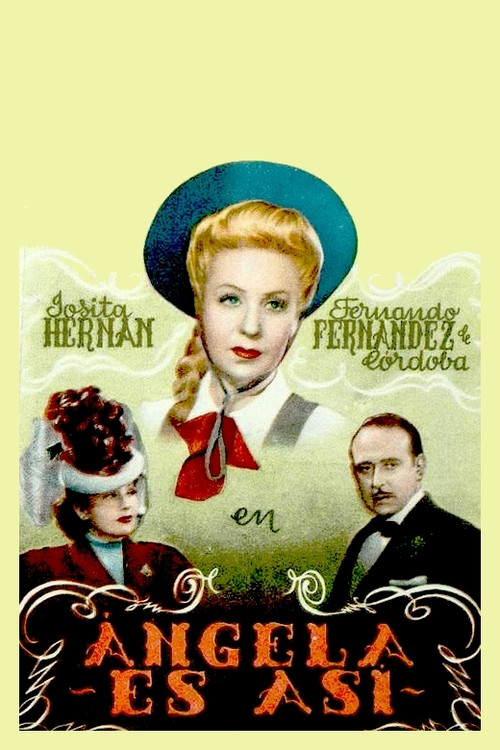Movie poster for Ángela es así (1945)