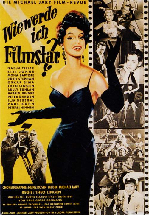 Movie poster for Wie werde ich Filmstar (1955)