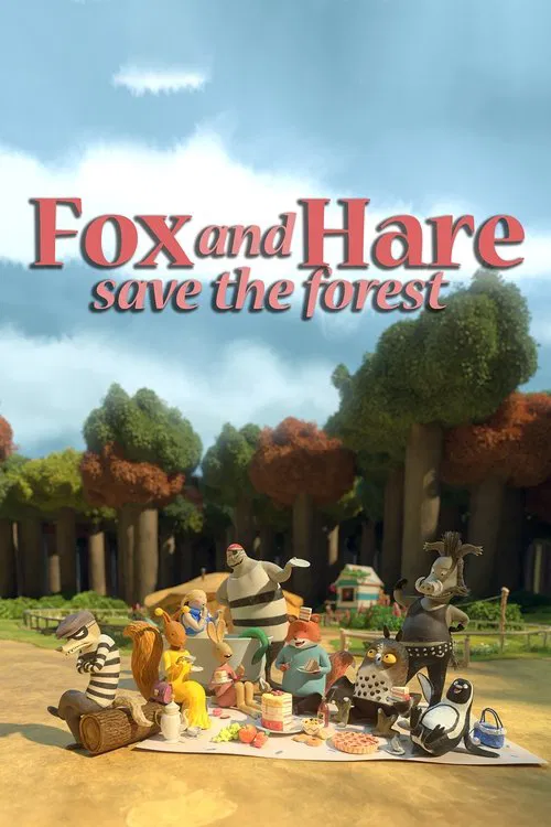 Movie poster for Fox and Hare Save the Forest (2024)