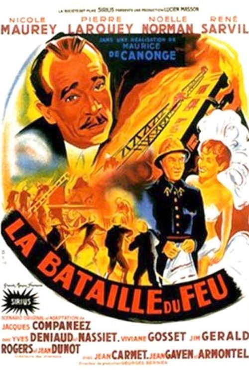 Movie poster for La Bataille du feu (1949)