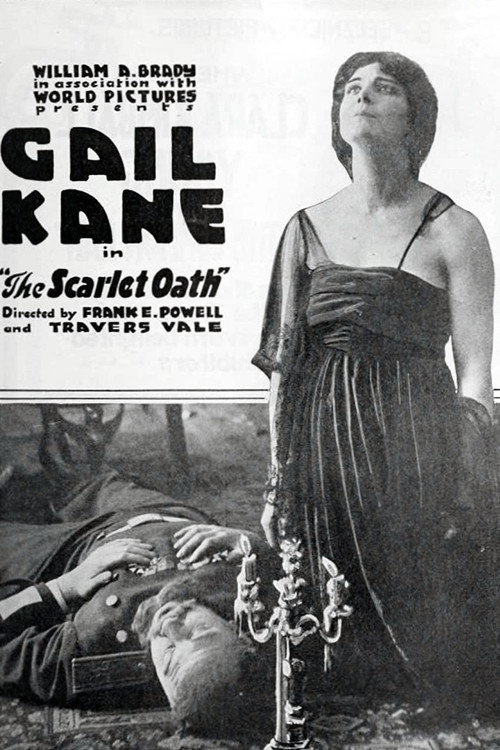 Movie poster for The Scarlet Oath (1916)