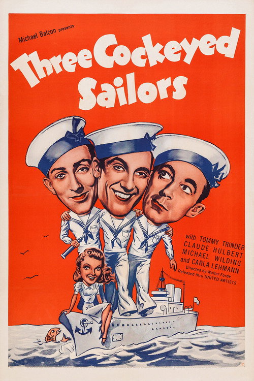 Movie poster for Sailors Three (1940)