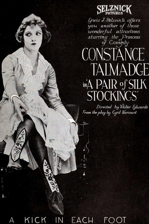 Movie poster for A Pair of Silk Stockings (1918)