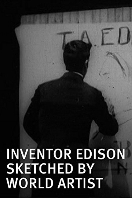 Movie poster for Edison Drawn by 'World' Artist (1896)