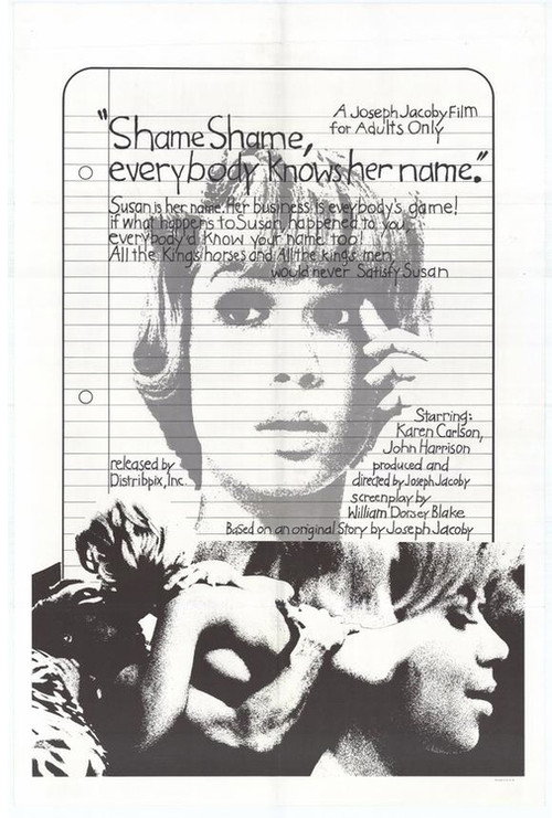 Movie poster for Shame, Shame, Everybody Knows Her Name (1969)