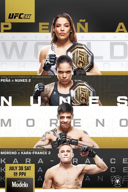 Movie poster for UFC 277: Peña vs. Nunes 2 (2022)
