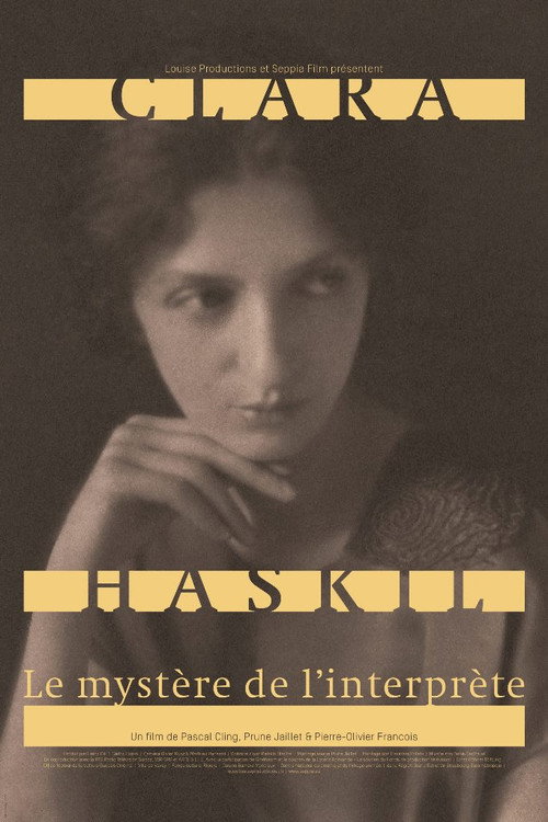 Movie poster for Clara Haskil : le mystère de l'interprète (2017)