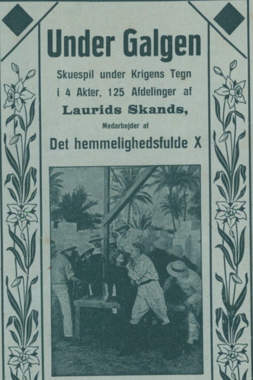 Movie poster for Under galgen (1915)