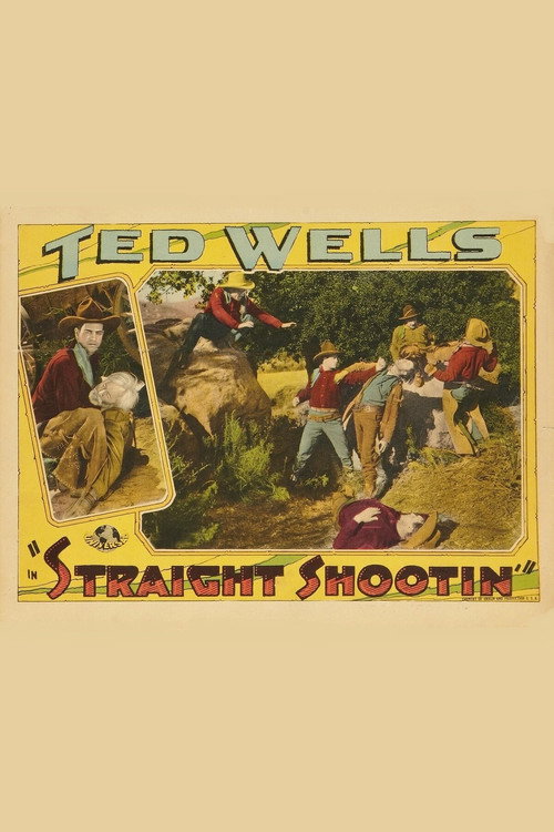 Movie poster for Straight Shootin' (1927)