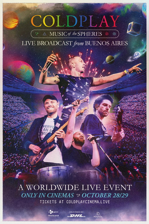Movie poster for Coldplay: Music of the Spheres - Live Broadcast from Buenos Aires (2022)