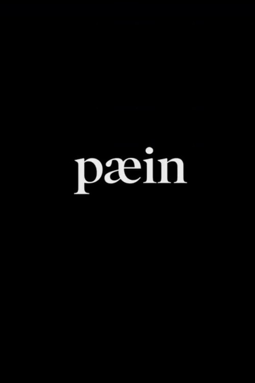 Movie poster for Paein