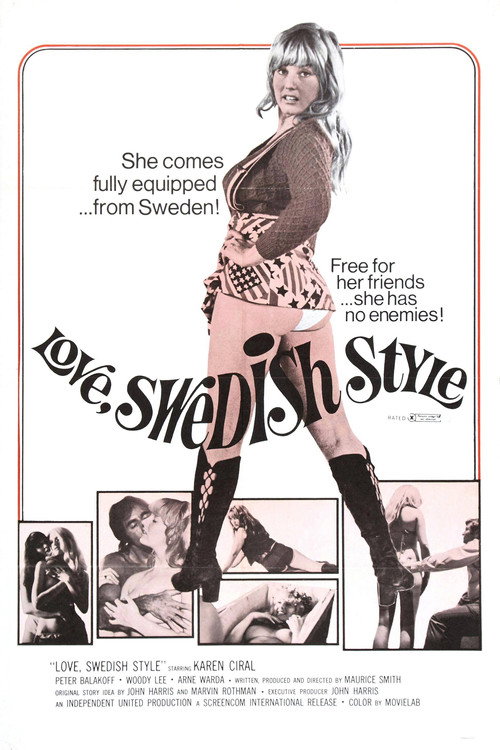 Movie poster for Love, Swedish Style (1972)