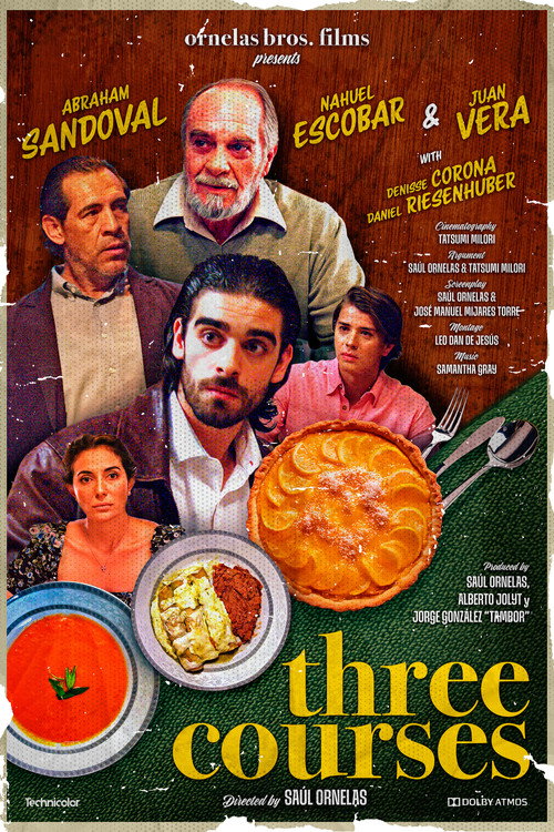 Movie poster for Three Courses (2025)