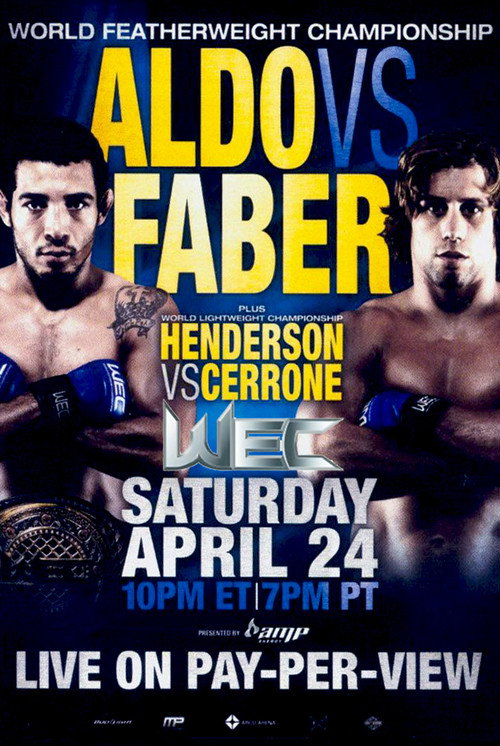Movie poster for WEC 48: Aldo vs. Faber (2010)