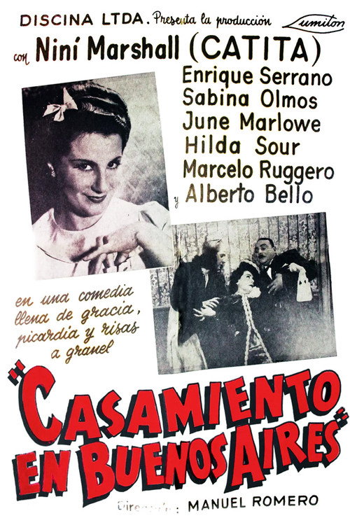 Movie poster for Marriage in Buenos Aires (1940)