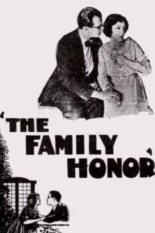 Movie poster for The Family Honor (1920)