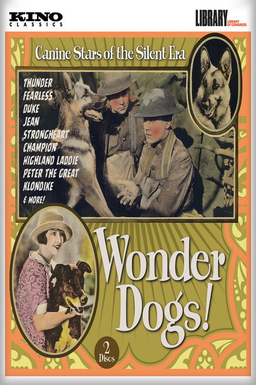 Movie poster for Wonder Dogs! Canine Stars of the Silent Era (1898-1928) (2025)